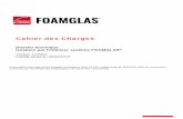 Cahier des Charges - FOAMGLAS