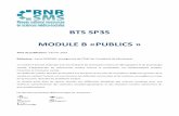 BTS SP3S MODULE B «PUBLICS - Académie de Créteil