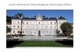 Lycée Général et Technologique Dominique Villars