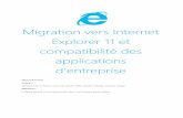 Migration vers Internet Explorer 11 et compatibilité des ...