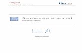 SYSTEMES ELECTRONIQUES I - cours, examens