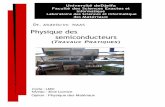 Physique des semiconducteurs - UNIV DJELFA