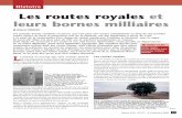 Histoire Les routes royales et leurs bornes milliaires