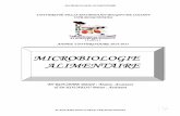 MICROBIOLOGIE ALIMENTAIRE - SCIENCESKOUAME