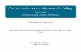 Lecture 6. Computational Contact Mechanics
