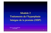 Module 2 Traitements de l’hyperplasie bénigne de la ...