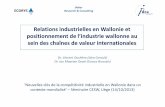 Relations industrielles en Wallonie et positionnement de l ...