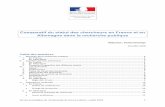 Comparatif du statut des chercheurs en France et en ...