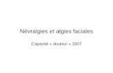 Nevralgies et algies faciales - pharmaetudes.fr