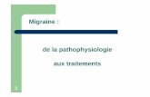 Migraine : de la pathophysiologie aux traitements