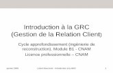 Introduction à la GRC (Gestion de la Relation Client