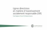 Lignes directrices en matière d’investissement socialement ...