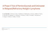 A Phase II Trial of Pembrolizumaband Entinostat in ...