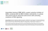 Intermittent dosing of RMC-4630, a potent, selective ...
