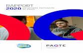 RAPPORT 2020 ENTREPRISE PARTENAIRE DU PAQTE