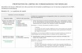 PROPOSITION DE LIMITES DE CONNAISSANCES PAR ... - Argos 2.0