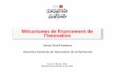 Mécanismes de financement de l’Innovation - anpr.tn