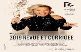 2019 REVUE ET CORRIGÉE - Théâtre du Rideau Vert