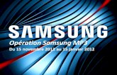 Opération Samsung MP3