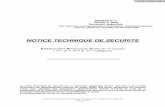 NOTICE TECHNIQUE DE SECURITE - Venelles.fr