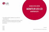 MANUEL D'UtiLisAtioN MoNitEUR LED LCD