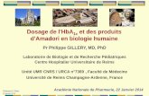 Dosage de l'HbA et des produits d'Amadori en biologie humaine