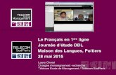 Le Français en 1 ligne Journée d’étude DDL Maison des ...