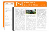 N AROPA ewsletter N°17 - yogaclubnaropa.com