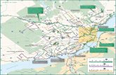 Plan des parcours cyclables de la ville de Québec