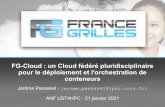 FG-Cloud : un Cloud fédéré pluridisciplinaire pour le ...