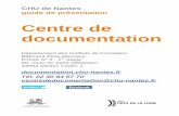 Centre de documentation - CHU de Nantes