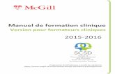 Version pour formateurs cliniques - McGill