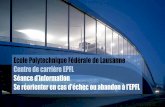 Ecole Polytechnique Fédérale de Lausanne Centre de ...