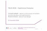 TALIS 2018 – Expérience française