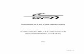SUPPLEMENTARY DOCUMENTATION - BKV