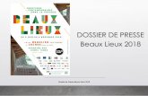 DOSSIER DE PRESSE Beaux Lieux 2018 - AAAR