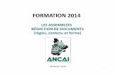 FORMATION 2014 - ANCAI