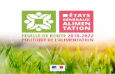 FEUILLE DE ROUTE 2018-2022 POLITIQUE DE L’ALIMENTATION
