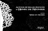 Autour de belles éditions dHenri de Régnier