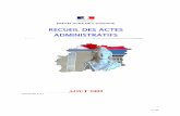 RECUEIL DES ACTES ADMINISTRATIFS - Essonne