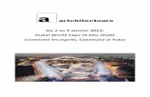 Du 2 au 9 Janvier 2022: Dubaï World Expo et Abu Dhabi