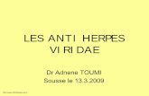 LES ANTI HERPES VIRIDAE - infectiologie.org.tn