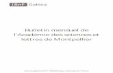 Bulletin mensuel de l'Académie des sciences et lettres de ...