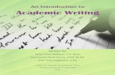 An Introduction to Academic Writing