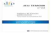 JEU TEMOIN - Le français des affaires