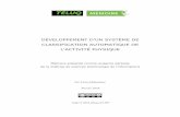 DÉVELOPPEMENT D'UN SYSTÈME DE CLASSIFICATION AUTOMATIQUE ...