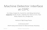 Machine Detector Interface at CEPC - HKUST Jockey Club ...