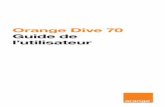 Orange Dive 70 Guide de l’utilisateur