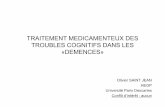 TRAITEMENT MEDICAMENTEUX DES TROUBLES COGNITIFS …