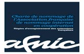 Charte de nommage de l'Association française de nommage ...